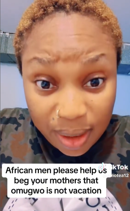 Omugwo is not vacation - TikTok user tells African men and their mothers