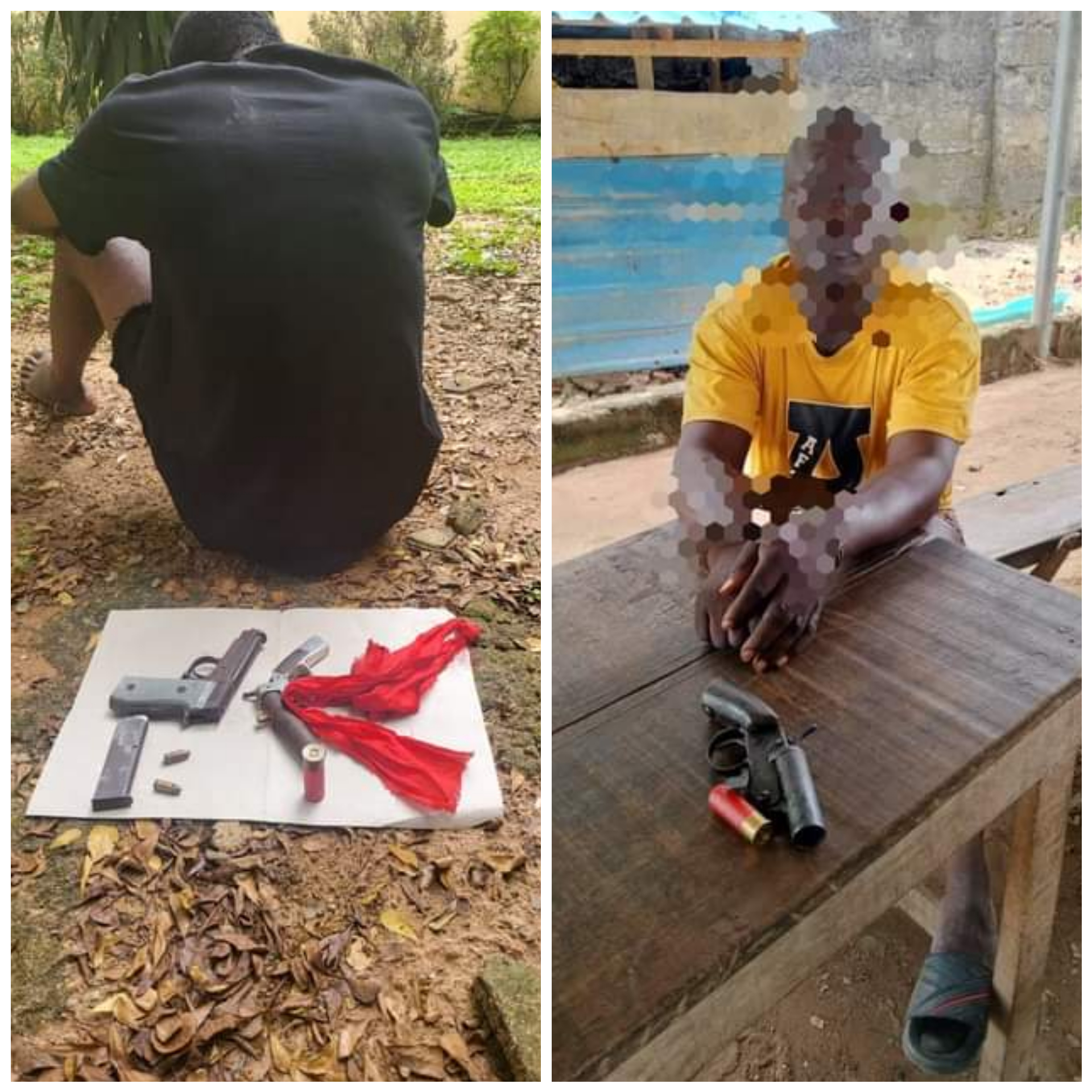 Police arrest suspected armed robber and patent medicine dealer in Delta; recover weapons