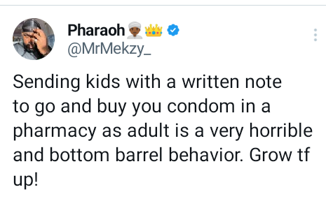 "A very horrible and bottom barrel behavior" - Nigerian pharmacist slams adults who send kids to buy condoms