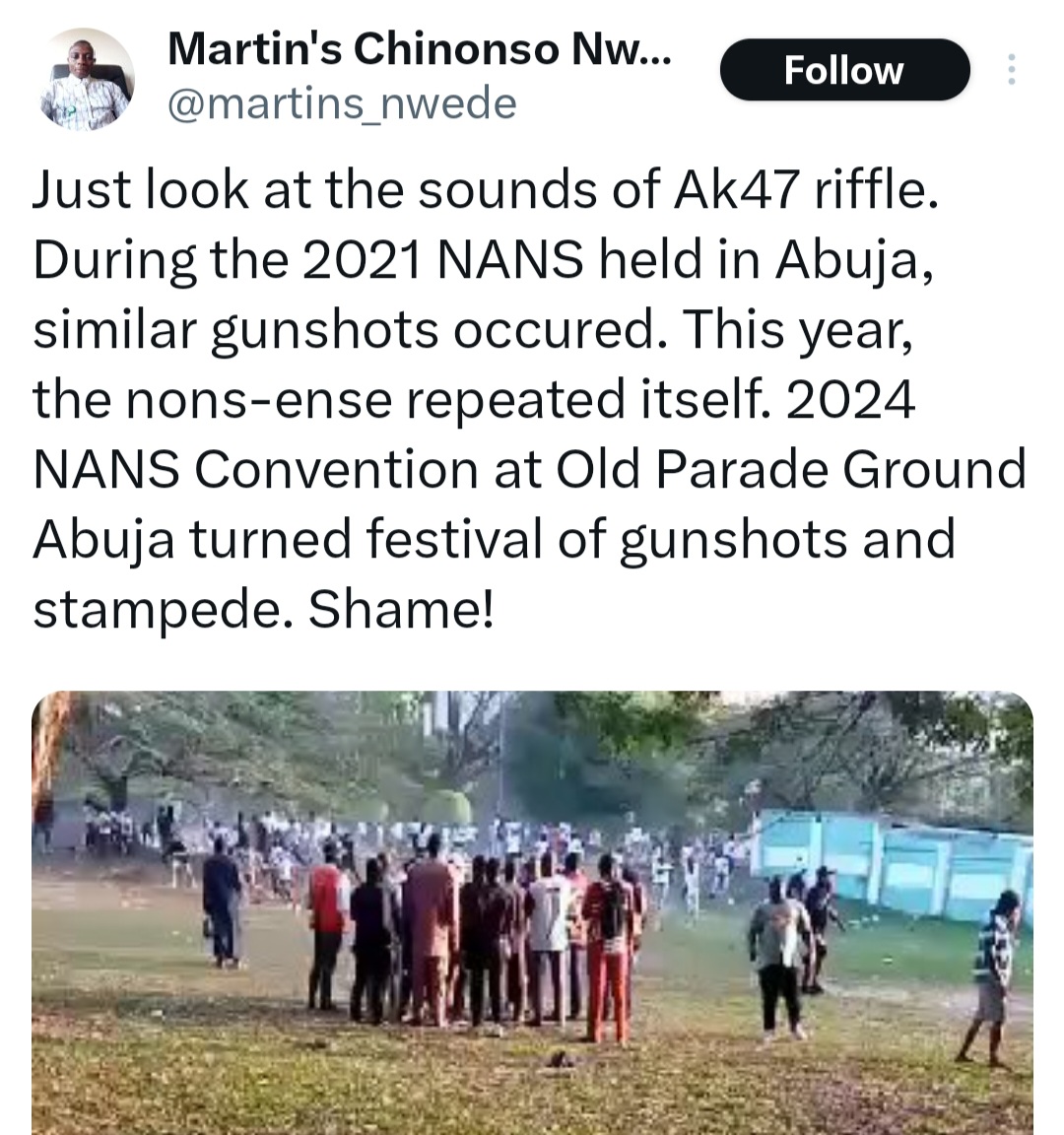 "Convention or war?" Students flee as NANS convention turns violent in Abuja (video)