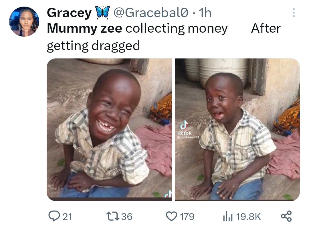 Mummy Zee apologises after Nigerians dragged her over her recent tweet days after they donated massively to her for waking by 4:50am to cook for her husband