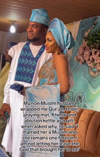 Muslims react as a Muslim lady weds a Non-Muslim man