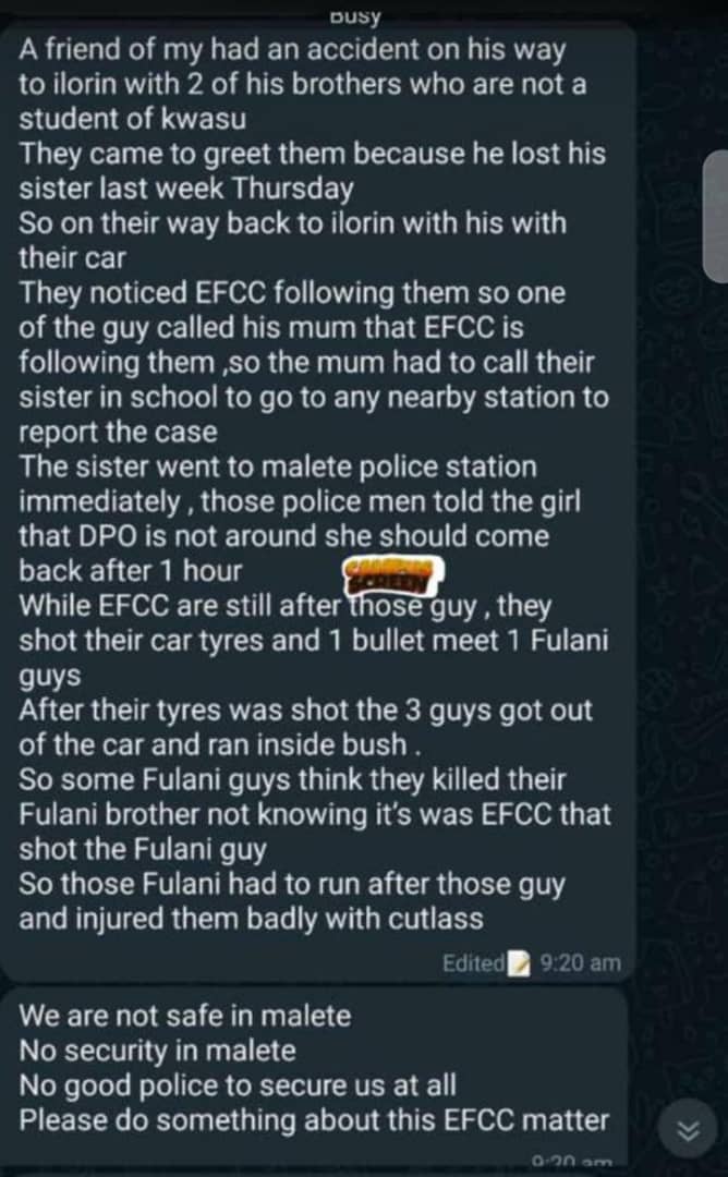 At least 3 killed as alleged NDLEA operatives and police officers raid KWASU days after EFCC randomly arrested students