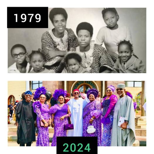Nigerian family recreates photo from 45 years ago